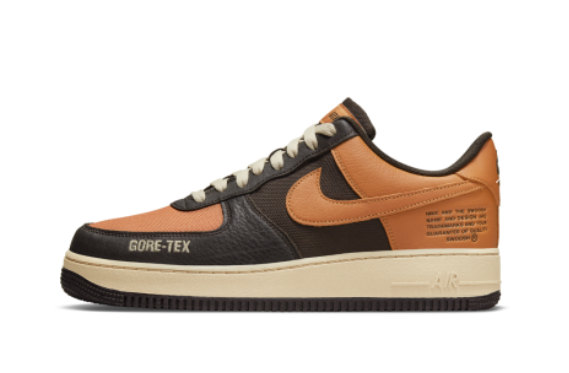 Women's Air Force 1 Brown Shoes 0115